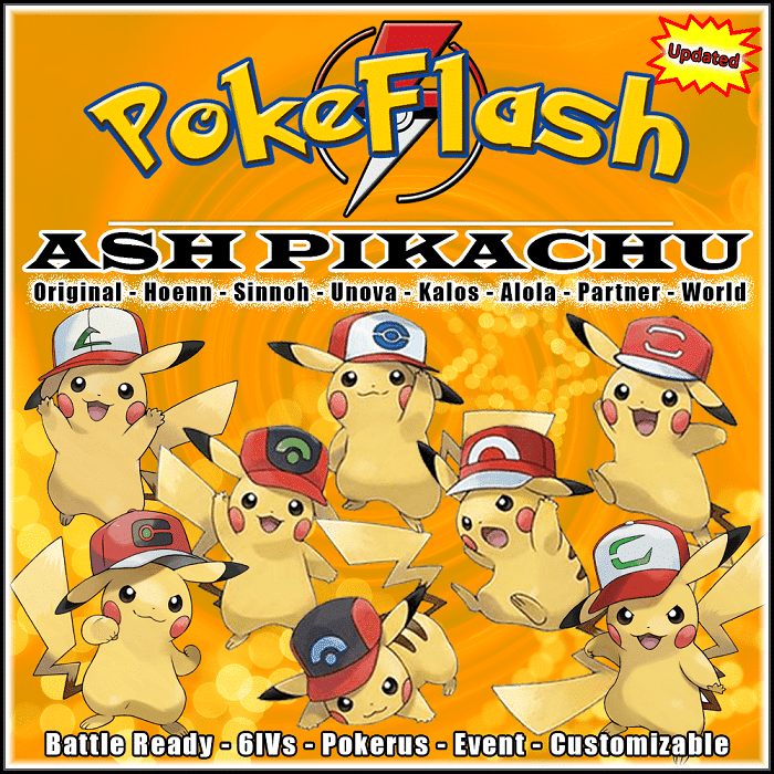 Ash's Pikachu (Alola Cap) - Spanish - Project Pokemon Forums