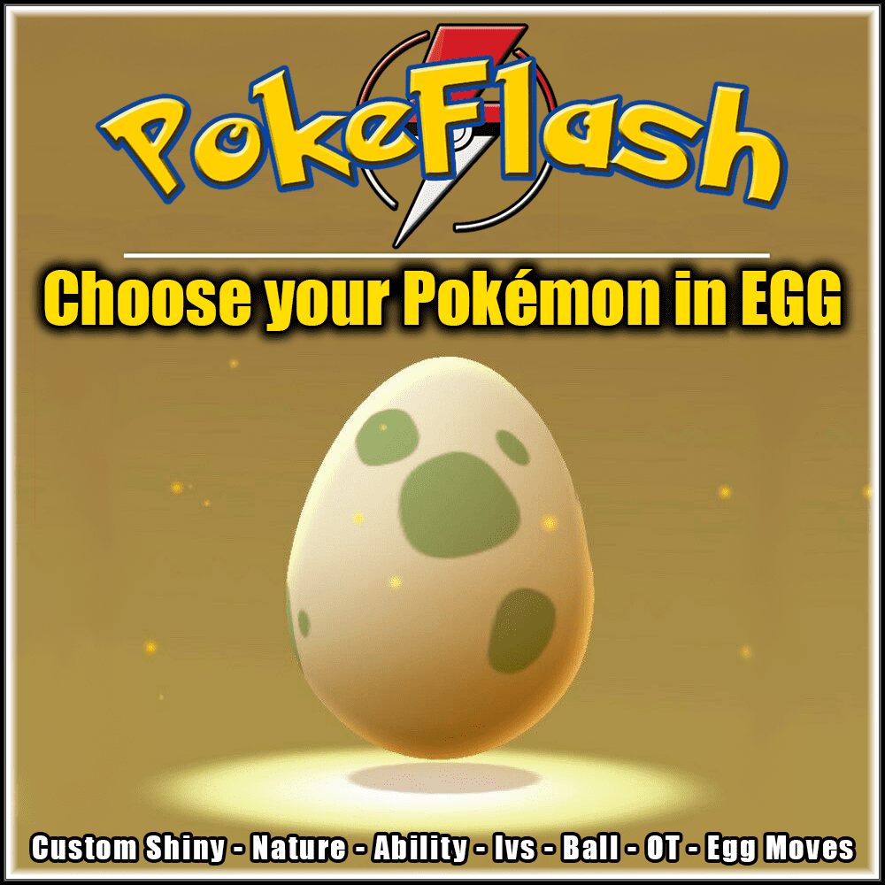 Any Shiny Egg of Your Choice | 6IV | Pokemon Sword and Shield