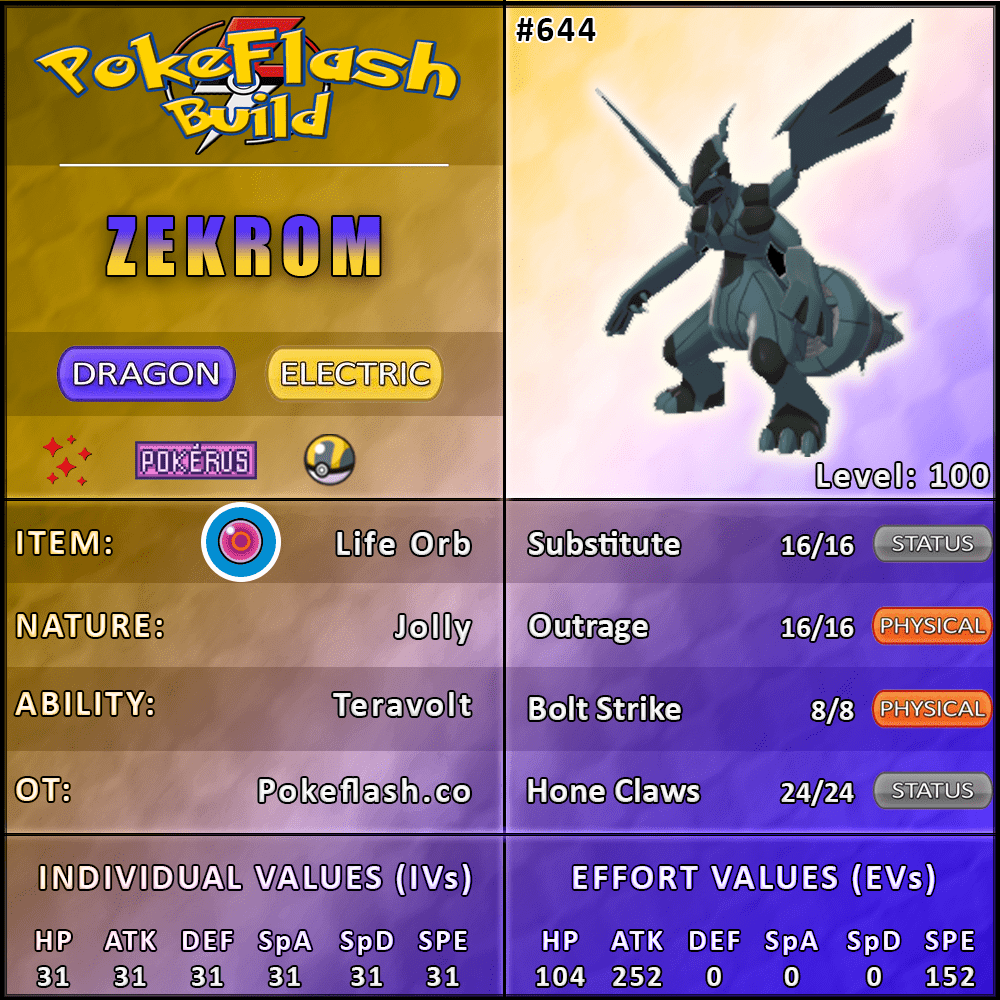 Pokemon Shiny Zekrom 8