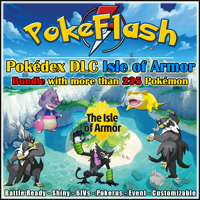 Pokémon Sword & Shield - Isle of Armor Pokédex