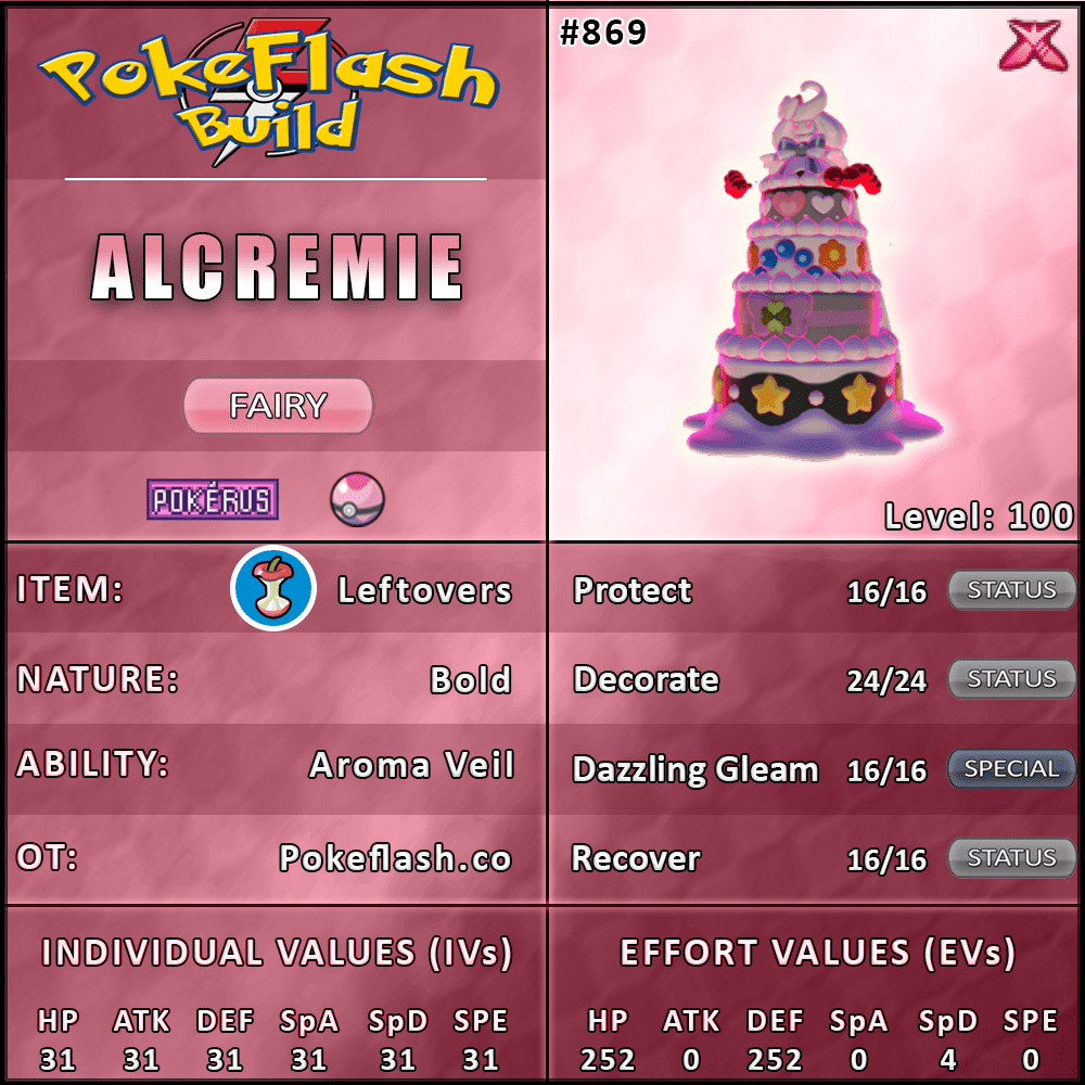 All 70 Variations Of Alcremie Pokeflash