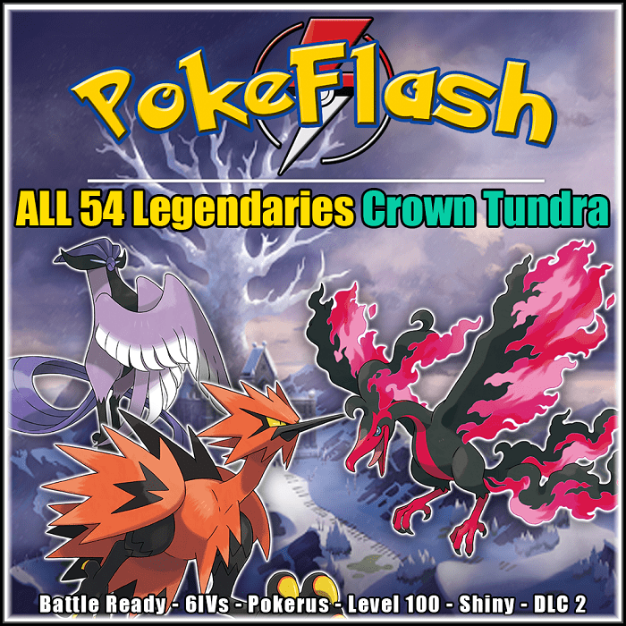 Buy the Crown Tundra Legendaries for Sword & Shield! - Rawkhet Pokemon