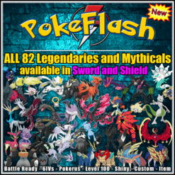 Choose Your Legendary Mythical Pokemon Shiny or Non-Shiny Sword & Shield  SwSh