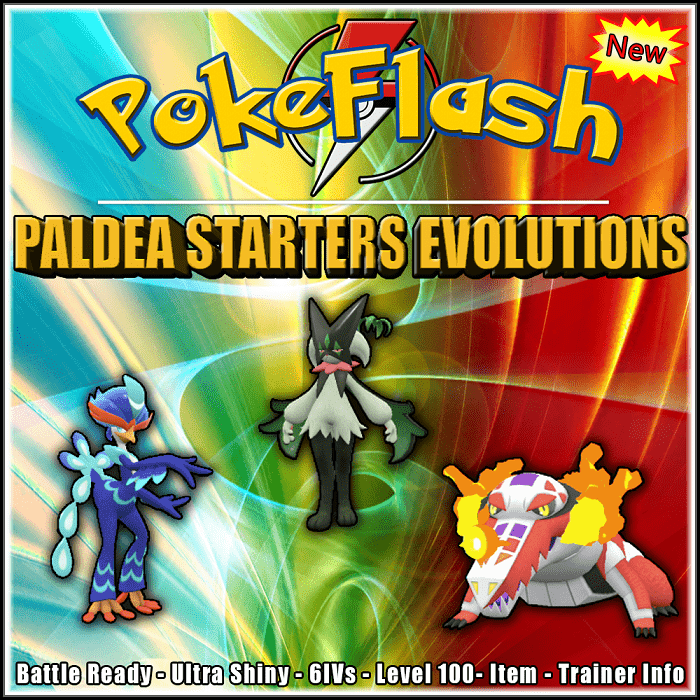 Pokemon Scarlet and Violet: All of the starter evolution levels