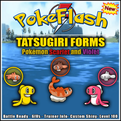 Tatsugiri Forms Scarlet And Violet PokeFlash   Tatsugiri Forms X  400x400 