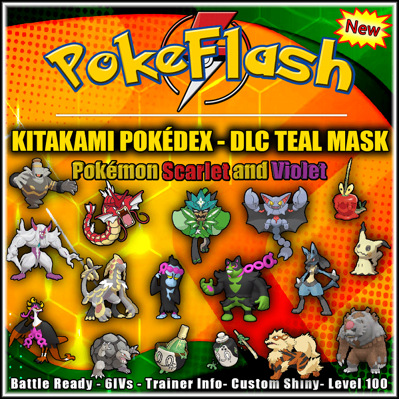 Kitakami Pokédex - All 200 Pokémon of DLC Teal Mask - Scarlet and Violet -  PokeFlash