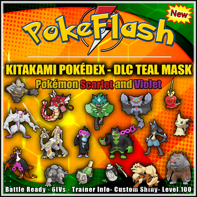 Todos os novos Pokémon na DLC The Teal Mask