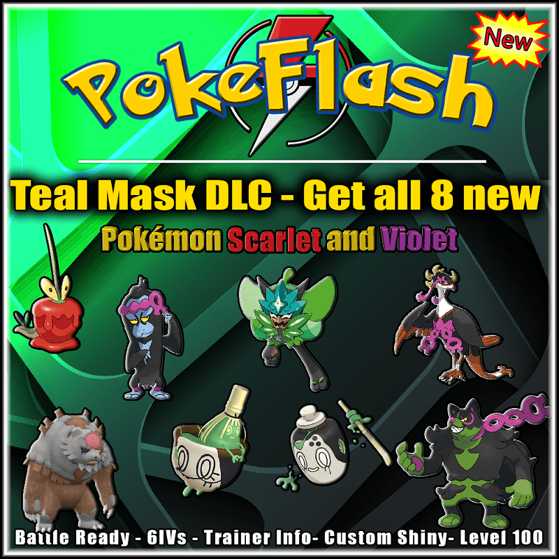 TODOS OS NOVOS POKÉMON EM THE TEAL MASK 